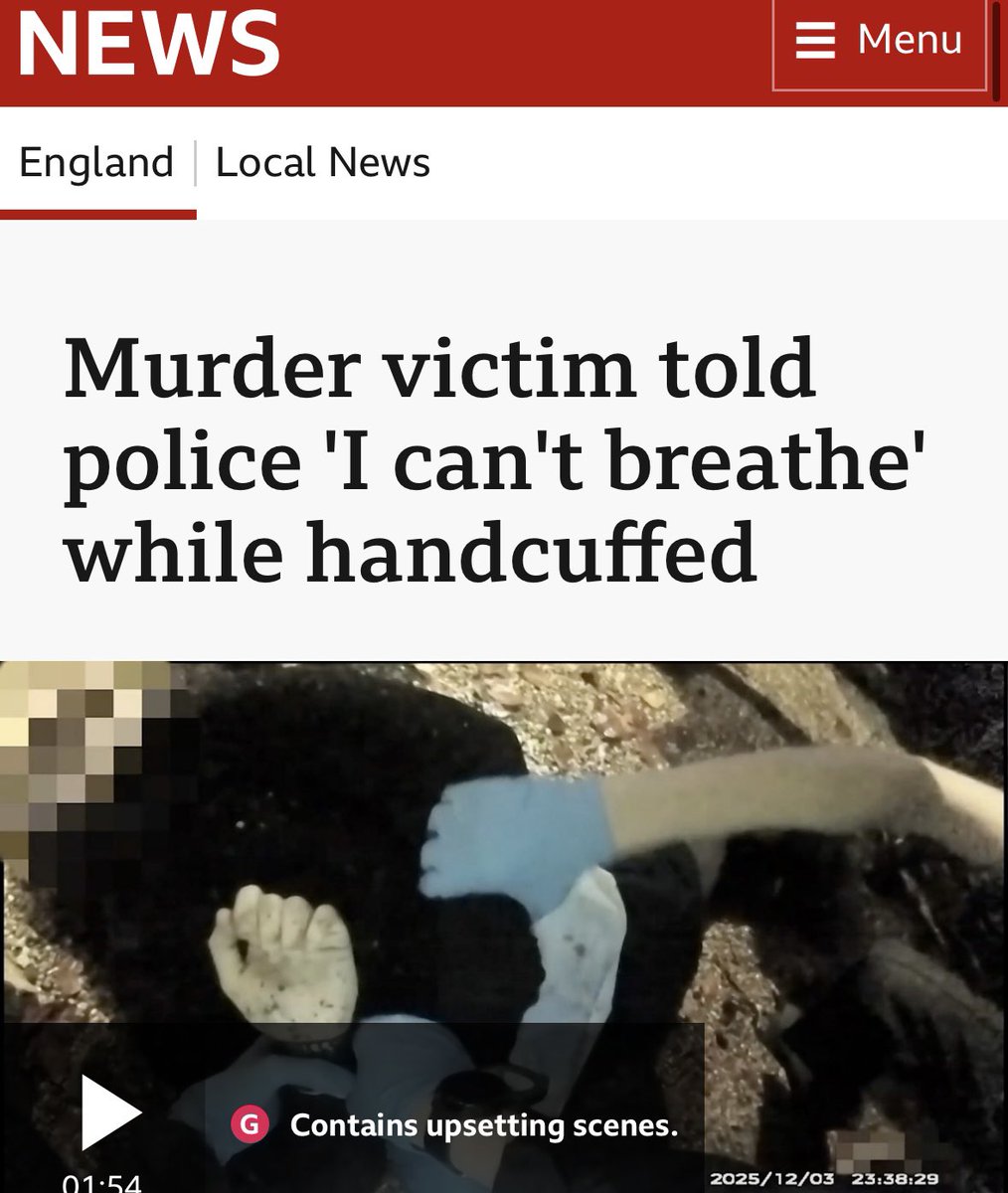 JamesMelville's tweet photo. Student Henry Nowak who was handcuffed as he lay dying after being stabbed told officers "I can't breathe", bodycam footage shows.
Absolutely horrific. https://t.co/5mFtsQmSiw