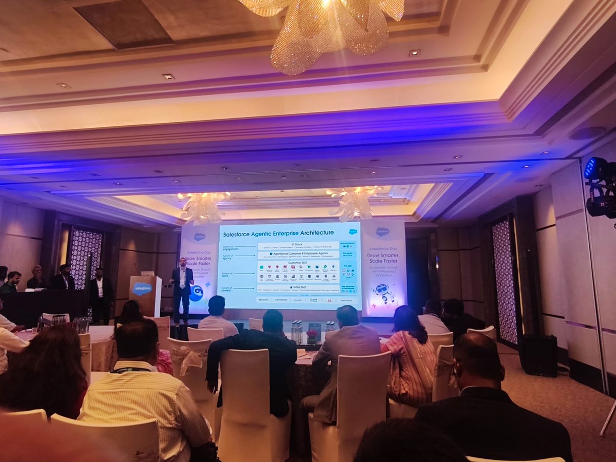smarterhomes02's tweet photo. A sincere thank you to the @salesforce  team for hosting an insightful and well-curated event and for bringing together leaders and innovators from across industries.
Our team Nikhil Poonoth &amp; Masood Pasha attended Salesforce Day: Grow Smarter, Scale Faster in Bengaluru. https://t.co/KORLNp4w0D
