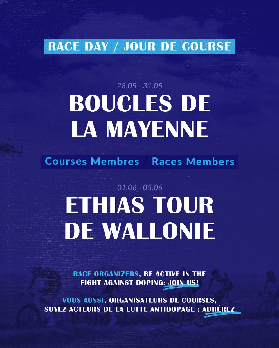 MPCC_Cycling's tweet photo. 🤗 Following last week’s @boucles53, the @tourdewallonie, also a race member of the MPCC, got underway yesterday.

🚴‍♂️ Les organisations de courses peuvent aussi être acteurs de la lutte antidopage : 𝗿𝗲𝗷𝗼𝗶𝗴𝗻𝗲𝘇 𝗹𝗲 𝗠𝗣𝗖𝗖 
👉 https://t.co/XkNbUlYbMg https://t.co/bGEofRXvHh