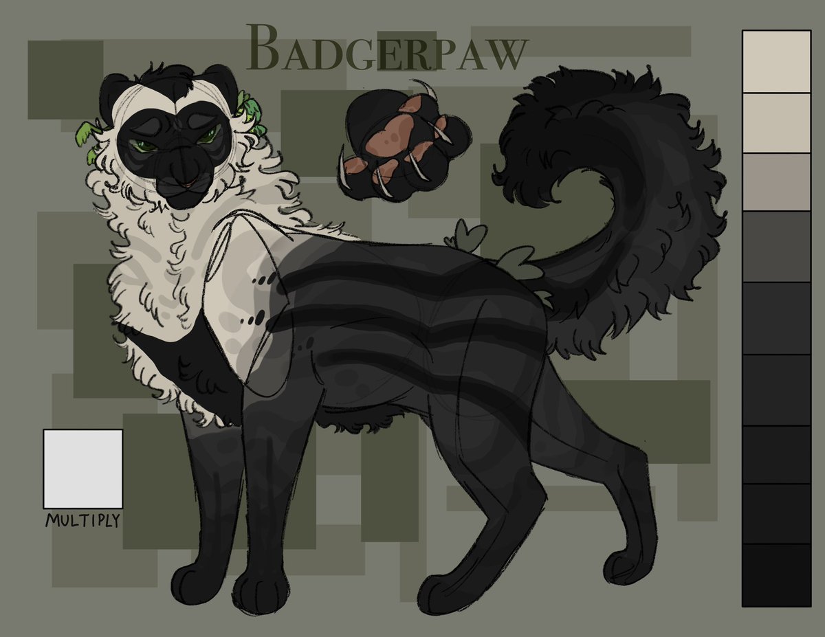 copperwind's tweet photo. @kismetdior Badgerpaw! He’s part of a story I’m planning to write (the main character to be specific!) https://t.co/hC2XijSoer