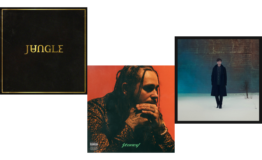 arguser's tweet photo. I'm @bopping_to

The Heat by @jungle4eva

Congratulations by @postmalone

Voyeur by @jamesblake https://t.co/2Zax9QHMbv