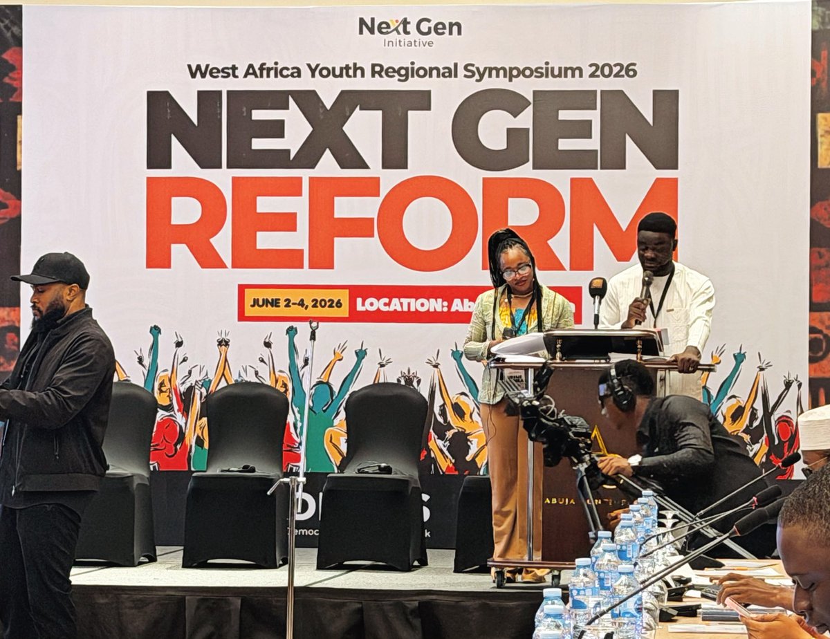 WADEMOSnetwork's tweet photo. The daily struggles that youth face across West Africa aren't abstract. They're about jobs, opportunities, and human dignity. True change happens when we turn to collection action. 

Day 1 of the Next Gen in Reform will seek to deconstruct how to achieve such collection action, build alliances while underscoring youth agency within Africa's democratic landscape.

#NextGenReform #NextGeninReform