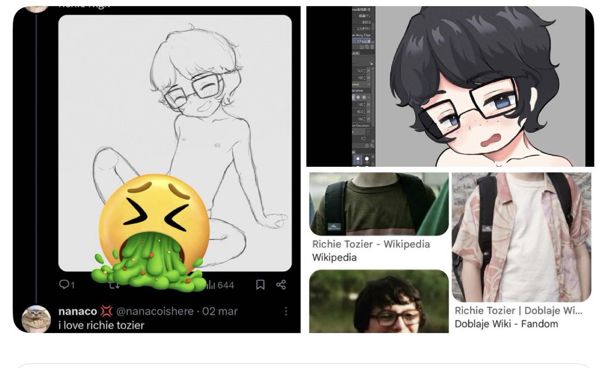 Vectorpati's tweet photo. @suzuta_design @midorigaki I’d recommend you to ask her to remove all of the NSFW artwork and YouTube videos with AI of your model. This person draws NSFW of REAL children, which could lead to very serious legal consequences, and as the artist, you could end up being affected by your association with them https://t.co/E4mp2mx6eE
