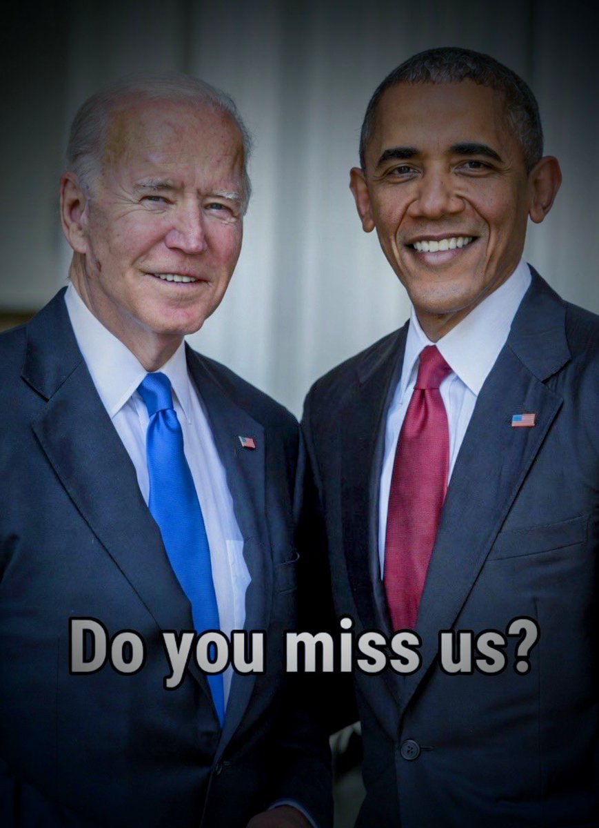 TulsiGabbardRVQ's tweet photo. I think at this point it’s safe to say, Ex President Biden and the Ex President Obama were far better than DJ Trump in every regard. 

Do you miss J Biden and B Obama?

YES or NO? ✋ https://t.co/KoJL5AC90U