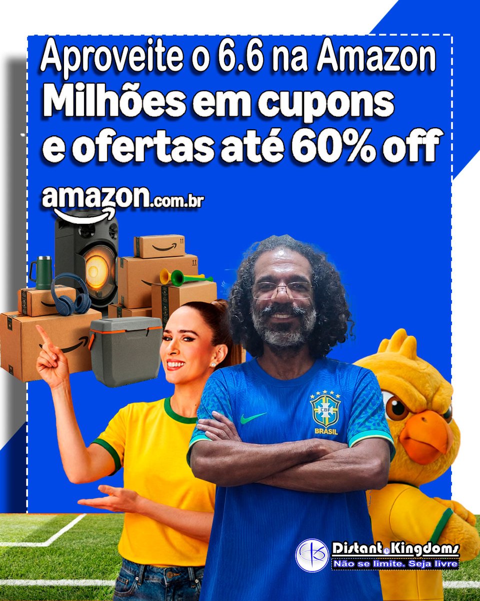 KzsDesk's tweet photo. APROVEITE O 6.6 (6 DE JUNHO) NA AMAZON
➡️ https://t.co/C7S35JS38C

UMA SEMANA INTEIRA DE PROMOÇÕES…
✔️ Milhões em cupons liberados
✔️ Até 60% de Desconto
✔️ Frete grátis + benefícios para quem é cliente AmazonPrime https://t.co/AUzamuaskb

✅Aproveite https://t.co/C7S35JS38C https://t.co/ikqWashVzh