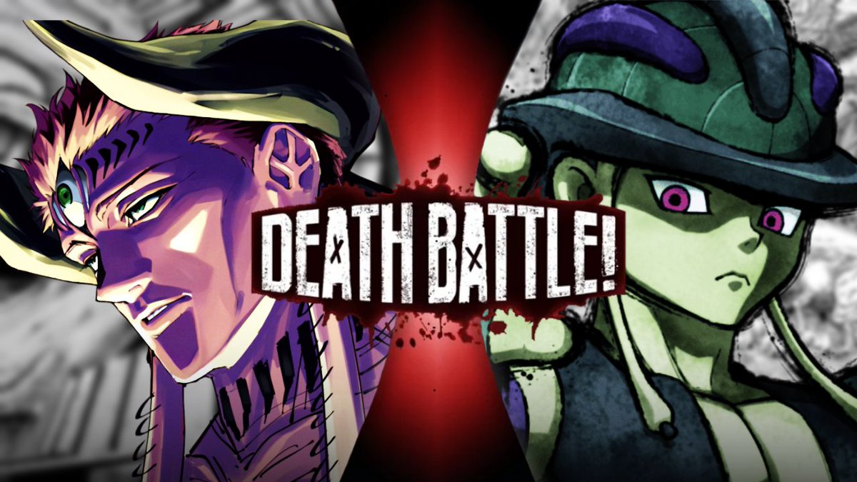 Red_Lenss's tweet photo. Anyways, we all know Sukuna will be the next JJK character on #DEATHBATTLE (Muzan is likely getting fed to him).

But I'm curious, after Sukuna who do you believe should be next JJk character on the show? https://t.co/qlKIRbReVi