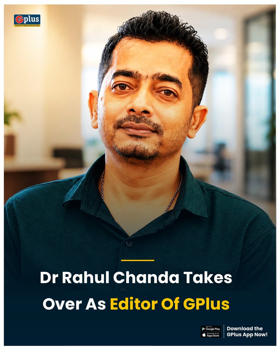guwahatiplus's tweet photo. Dr Rahul Chanda has been appointed Editor of GPlus, marking a significant milestone in a journey that has been closely intertwined with the growth and evolution of the media organisation since its inception in 2013.
Read: https://t.co/YTESIKt7Kh #GPlus https://t.co/wWg8lQj8Ce