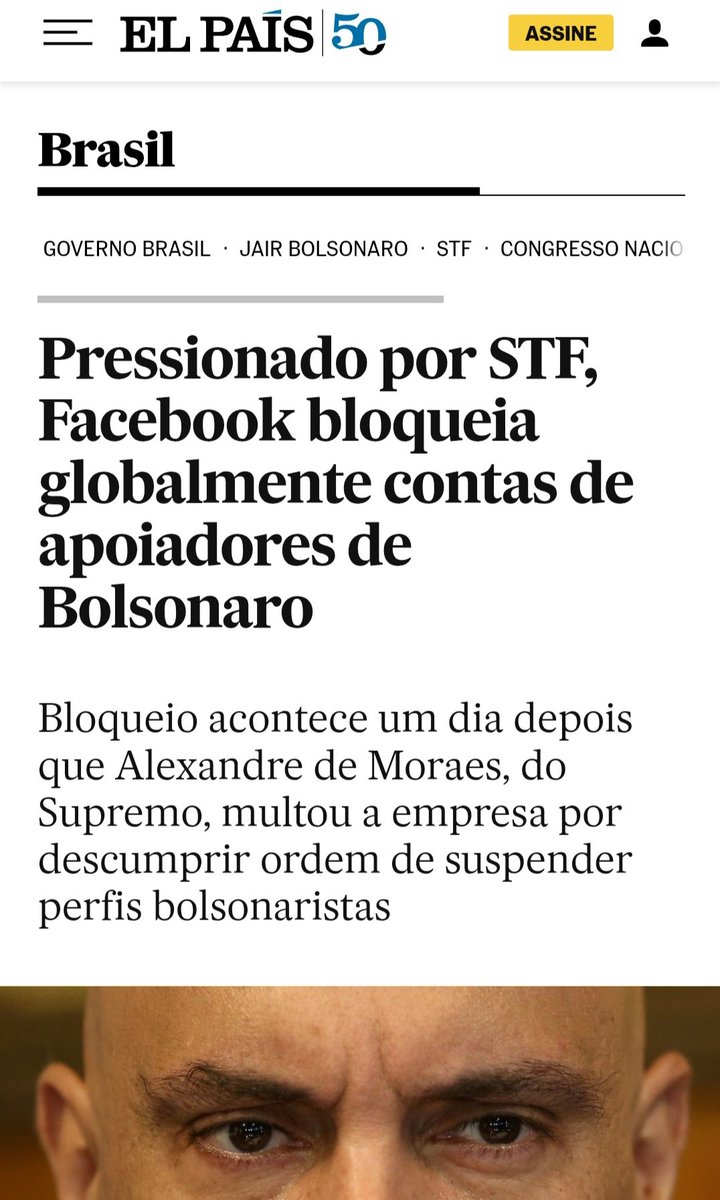 taoquei1's tweet photo. EUA estudam taxar o Brasil pq um ministro, que so teve o voto do Temer, emitiu ordens de censura global de forma sigilosa.
Uma aberração autoritária que contou com a complacência da midia, da politica e da justica tupiniquense.
Ninguém pensa em frea-lo, pensam em protege-lo porque o sistema tem um projeto politico que foi apoiado pelo violador de direitos humanos.