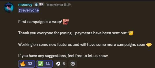 ryannnsmit's tweet photo. Yesterday we quietly launched the ITK Hub

Under 100 creators, two campaigns all in the first day

Clients are happy, creators are getting paid instantly for they work put in

We’re keeping it small for now, but it ensures everyone gets paid for what they have done 🫡 https://t.co/KZpiCjt4Zf
