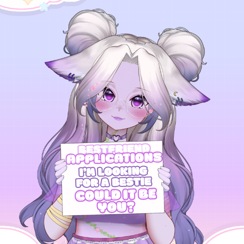 DoriDreamWeaver's tweet photo. 💜I'm looking for a bestfriend 💜
Must include the following:
Enjoys being rage baited (I'm annoying)
Enjoys laughing a lot (I'm a giggle monster and hilarious...obviously)
Can handle teasing (Platonically, of course)
Can handle me asking if you hate me every other day because you used a different tone and wondering if actually want to be friends because you never message me...
If this sounds like you! 👉👈
APPLY TODAY!