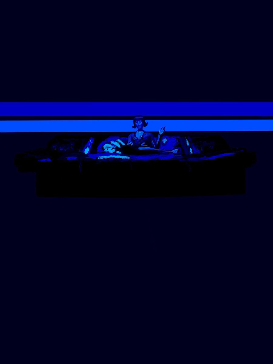 ARTbyBIAS's tweet photo. my art in blue https://t.co/UfW0ilWRON