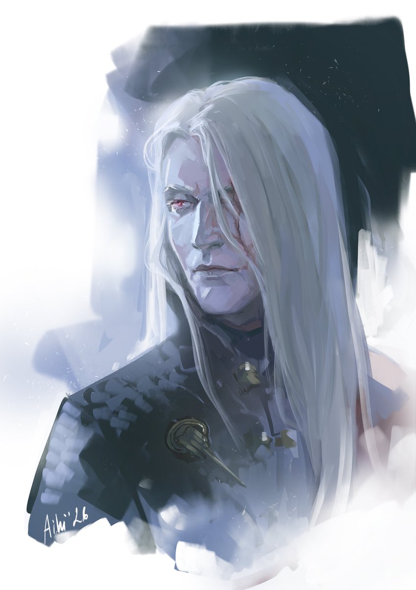 mew_mew_aihito's tweet photo. драгоценная @eidemaiden написала такой огненный фичок по вселенной #asoiaf, что я, с почти полным отсутствием знания канона, вдохновилась нарисовать потрет Бриндена по прозвищу #BloodRaven🐦‍⬛, десницы короля Мейкара 😌 (а ссылка будет в первом комментарии) го читать!! https://t.co/9bpgrFs9xj