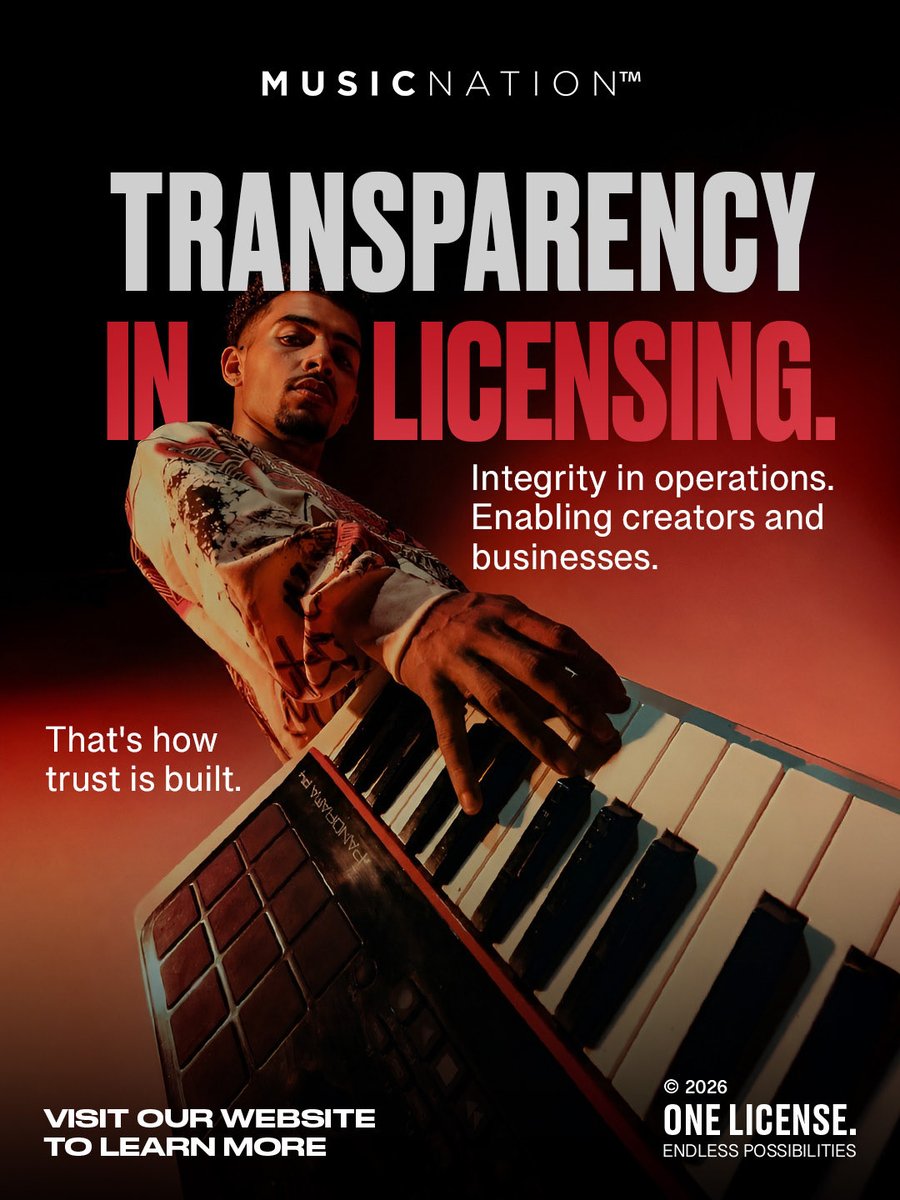 MusicnationAe's tweet photo. Transparency. Integrity. Accountability.
At MusicNation, these values drive our mission to support creators and rights holders while building a stronger music ecosystem in the UAE.
#WeAreMusicNation #UAE #Music #Trust https://t.co/HaQP84HdYj
