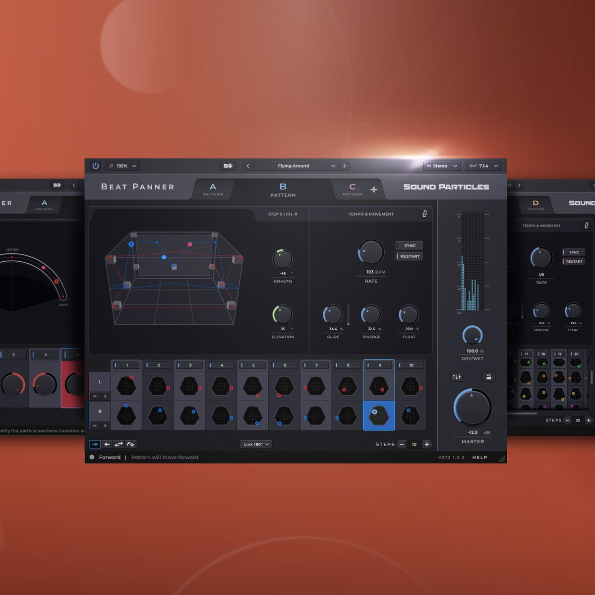 FormulaAudio's tweet photo. 【NEW】SOUND PARTICLESが、今年2本目の新製品をリリース！Beat Panner（ビート・パンナー）は、プラグインによるクリエイティブなパンニング・シーケンサーです。バンドル3製品も刷新されました。
https://t.co/72q0ekWwTy https://t.co/2pG9Ai3Nbz
