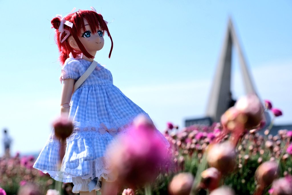 ルビィちゃんと日本の北の最果て(宗谷岬)。 #黒澤ルビィ