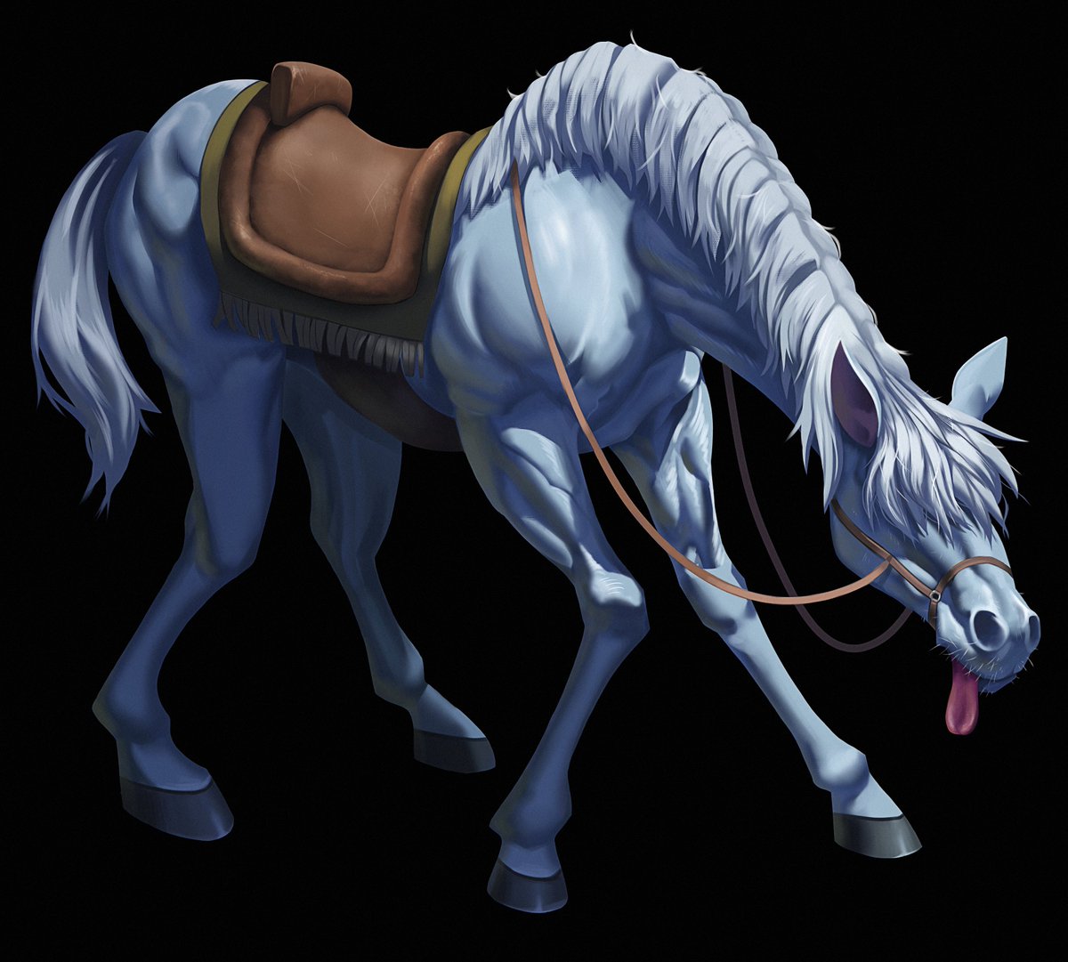 sigururoo's tweet photo. Horse Studying turned into Stronger from One Piece https://t.co/iMxWoKPrsR