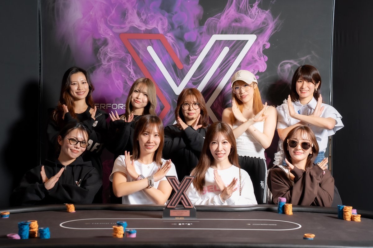 xpt_global_1's tweet photo. 🇰🇷 XPT -KOREA-
【#2 X'WOMEN 】

— FINAL TABLE —
1. Misa Kondou ＄102,000
2. Kana Idoji ＄177,500
3. Hinako Kumagae＄18,000
4. Aika Miyazaki ＄20,500
5. Ayano Nishinto ＄107,000
6. Chihiro Fujiwara ＄131,000
7. Sachiko Uchihara ＄89,000
8. Miyori Tsuzuki ＄19,500
9. Nagisa Kanazawa ＄56,000