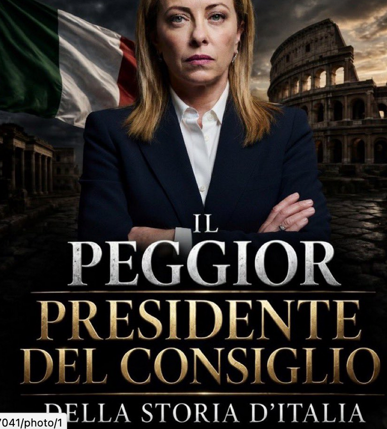 giorgiaa26's tweet photo. 80 ANNI REPUBBLICA peccato coincida con il peggiore Premier della sua storia https://t.co/CHCJ8vIlB5