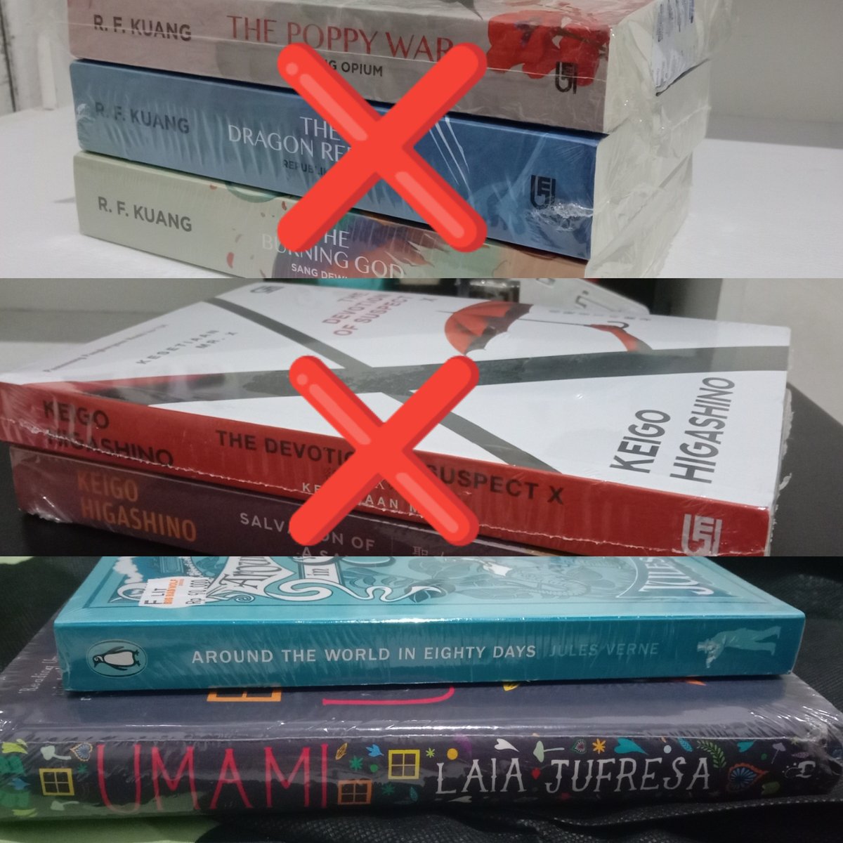 mapofthespheres's tweet photo. WTS english book unsealed

Around the world in 80 days (80k)
Umami (85k) (HC)

🍊 https://t.co/y1B4tzcpHn
📍surabaya

t. buku novel https://t.co/QGdf7i0xxf