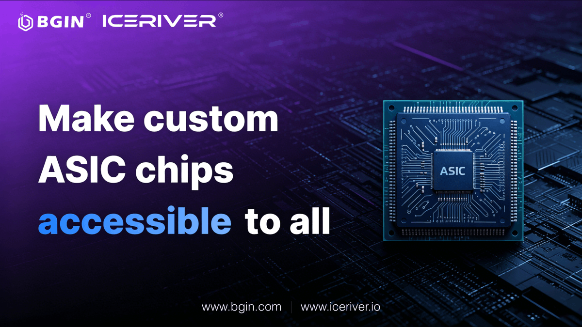 IceRiverMiner's tweet photo. Make custom ASIC chips accessible to all. 🔧

ICERIVER® is now open for ASIC Chip Customization Solutions.

Redefining ASIC accessibility: full-stack custom chip development, from design to mass production, built for your stronger, healthier PoW ecosystem.

Let's talk — visit our website and submit your project information 👇
🔗 https://t.co/xWr7sEPJOZ
#PoW #ASIC #CryptoMining #ASICMiner #CustomASIC