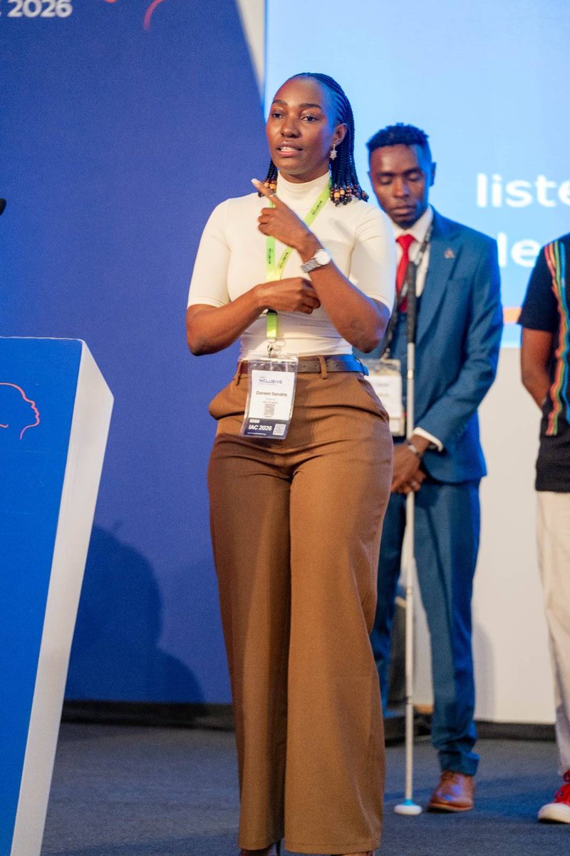 inABLEorg's tweet photo. Youth Voices and Faces of Africa at the #iac2026!

 The youth in Africa arent left behind in the agenda of #InclusiveAfrica2026 . We had youth advocates of People with Disabilities from three African countries:

Julius Mbura, Dorset Kauma, and Orben.

They shared how they are actively advancing the rights, inclusion, and accessibility of persons with disabilities in their communities and countries.

A reminder that meaningful change is already being driven by young voices across the continent.

#DigitalInclusion #YouthAdvocacy #AccessibilityForAll #inclusiveai #assistivetechnology