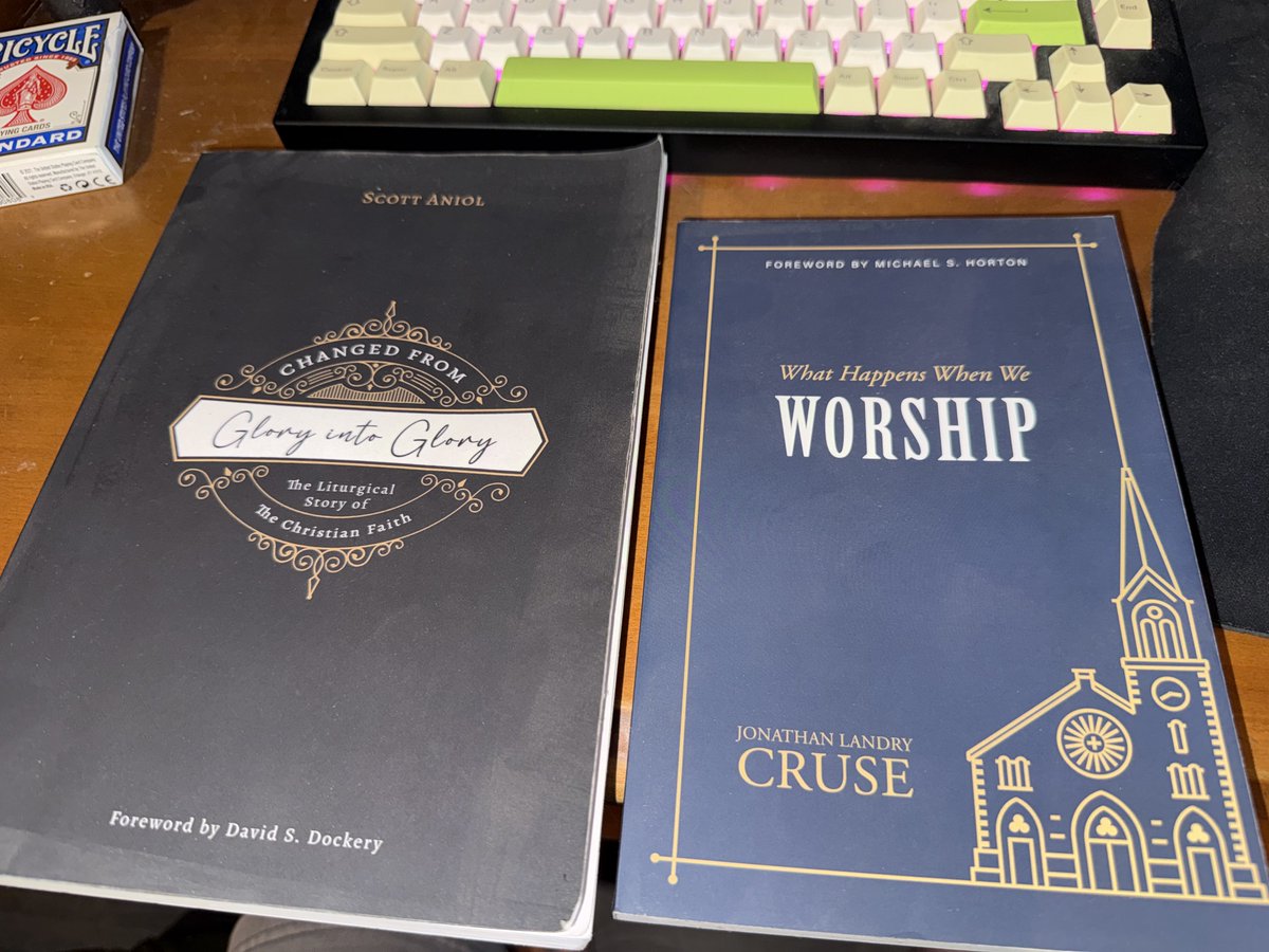 CalrissianCredo's tweet photo. There are some great books on worship. But these were formative for me, especially while taking Dr. Aniol’s course. https://t.co/mkQlJofdP3