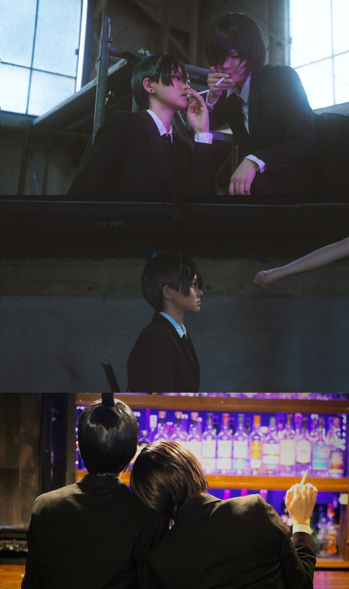 Tsuntuna's tweet photo. ——————csm cos——————
※クリック推奨

「アキ君は…死なないでね」
「私が死んだ時さ…泣いてほしいから」

himeno… @shirababubabu3 
aki… @Tsuntuna 
picture… @zerochromatic_ &amp; @coskm_ur 
studio… @airuin_s 

#敵も味方も仲良くェンソ併せ0228 https://t.co/XZ5ZiP07jU