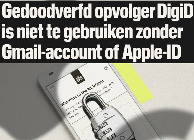Piratenpartij's tweet photo. Met DigID-opvolger NL-Wallet dreigt minister Heleen Herbert (CDA) ons volledig afhankelijk te maken van Google en Apple https://t.co/uY3vv93hQh
In 2020 waarschuwden we al voor precies dit risico!👇 #digid
Waarom geen wallet via Yivi, dat onafhankelijk van Big Tech EN beter is!? https://t.co/IcSJfF10hn