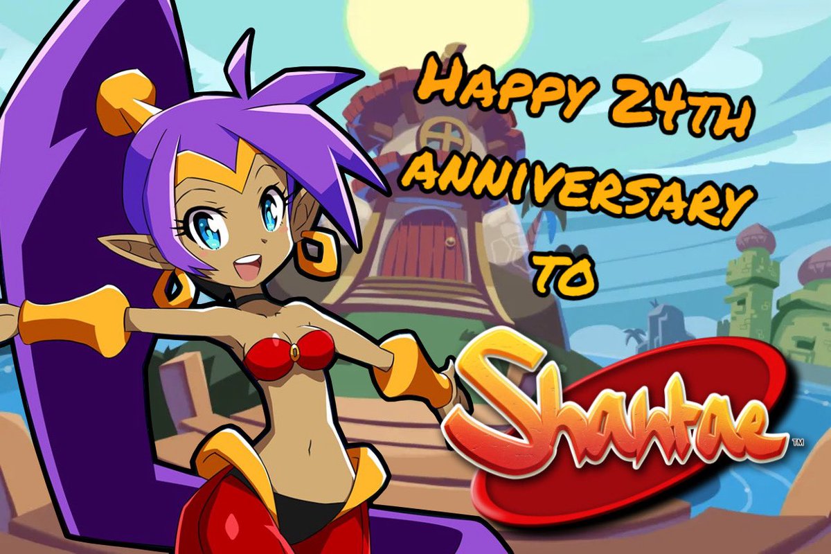 ChrisHa24052572's tweet photo. Happy 24th Anniversary Shantae, one of the best Indie Video Game Characters, and one of my favorites of gaming history 🎉🎉🎉🎉🎉 #Shantae #Gaming #IndieGames https://t.co/Huxcd5ZOSh