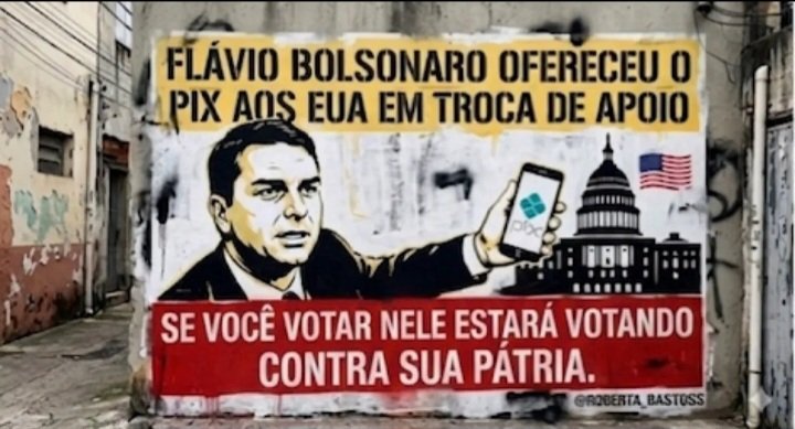 Rogeriononatosa's tweet photo. 🚩🚩ATENÇÃO COMPANHEIRADA,
VAMOS PRA CIMA. 

Tags:
BOLSONAROS INIMIGOS DO BRASIL
TARIFLÁVIO
O PIX É NOSSO https://t.co/d4NaQPlfqv