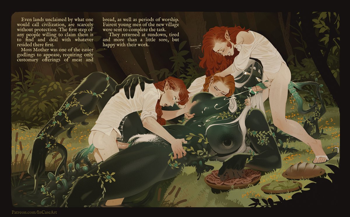 InCaseArt's tweet photo. A possible new series for after the Sanatorium? Elves settling a new village in the wilderness. Lot's of monster loving ensues.

https://t.co/MdDmkS6EEg https://t.co/FG2uT67rCS