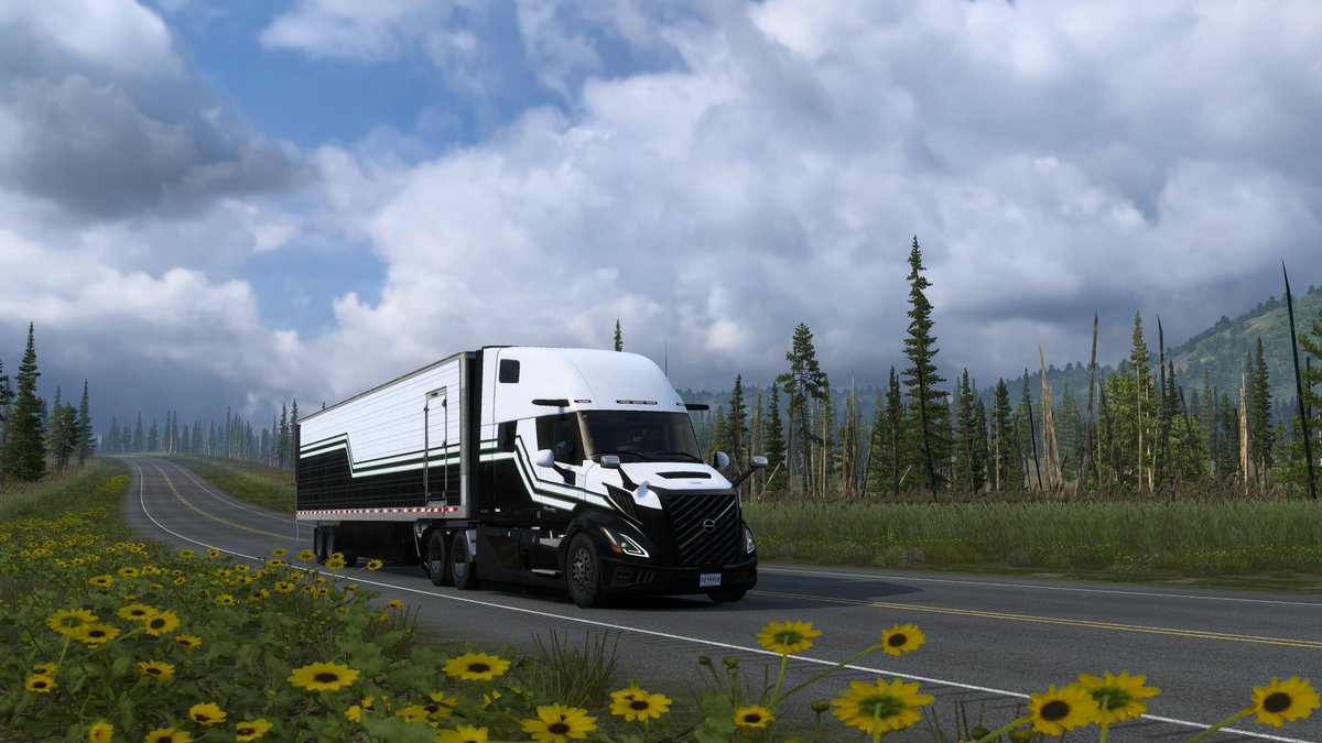auro957ii's tweet photo. Love driving the new @VolvoTrucks VNL! Beautiful truck | @SCSsoftware https://t.co/tdJBEc70ZD