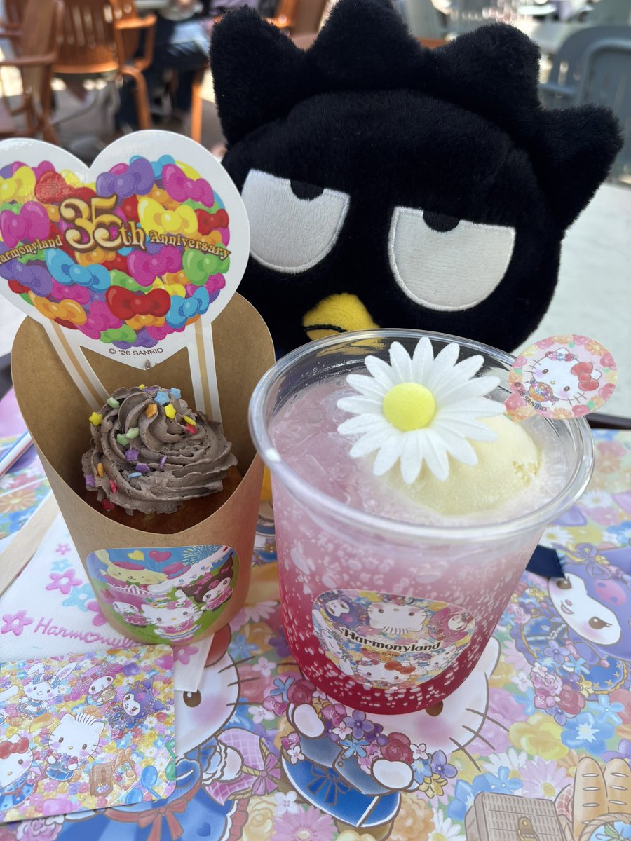 Nikicham05's tweet photo. 人生初ハーモニー、半端なかったなぁ
#サンリオ　#ハーモニーランド　#バッドばつ丸 https://t.co/6MonYlDemQ