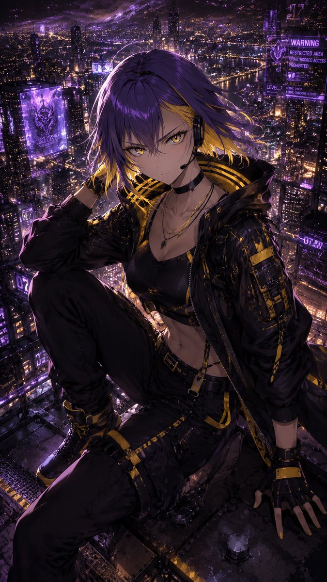 Consistent Character Illustration with Stylish Pose