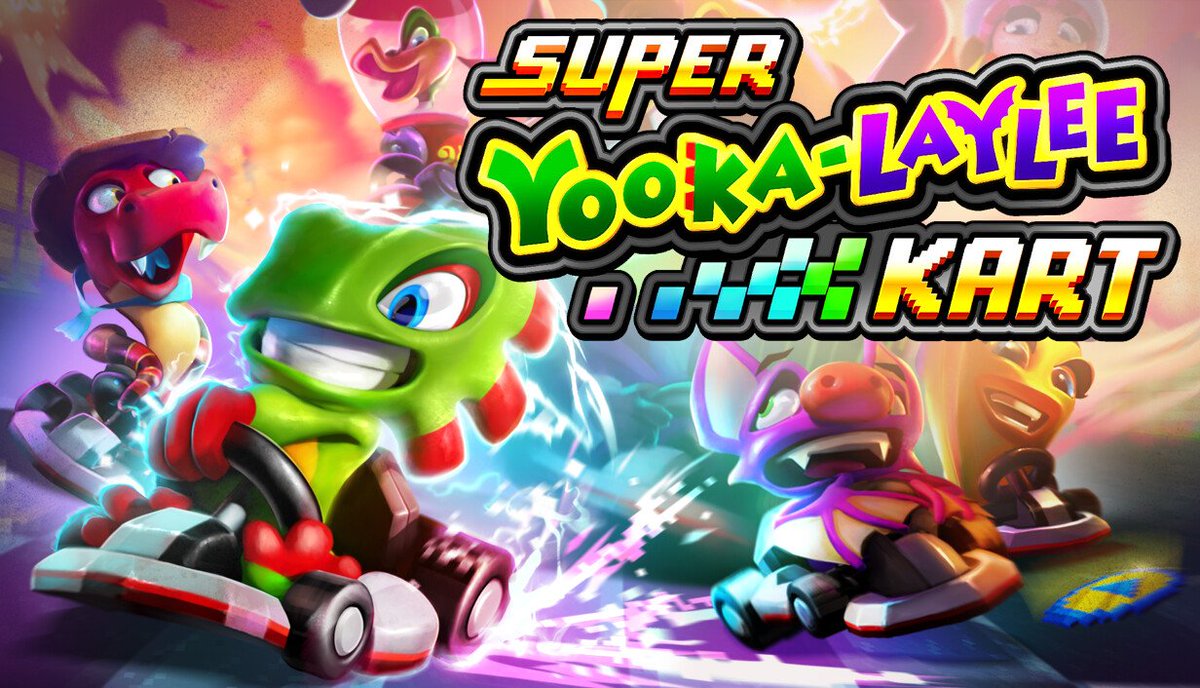 Wario64's tweet photo. Super Yooka-Laylee Kart is listed on SteamDB https://t.co/jZlRv6bGlT https://t.co/L2PWTihaip