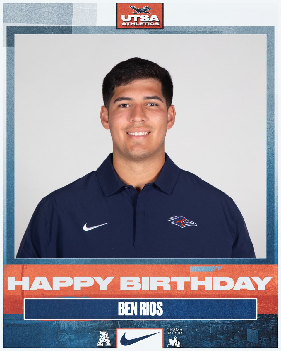 UTSAFTBL's tweet photo. Happy birthday, @BenRios77!🎂🎉 #BirdsUp 🤙 https://t.co/t7MA9Rgf8p