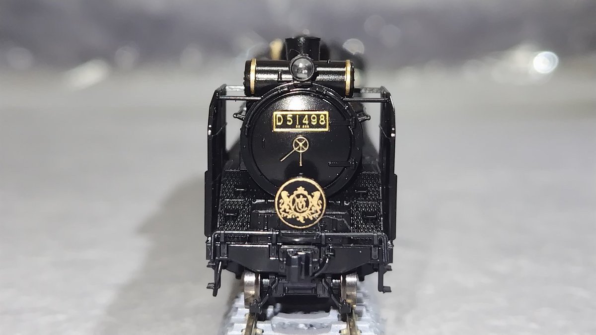 入線報告】 D51-498 オリエントエクスプレス'88の入線です🤩 ナンバー