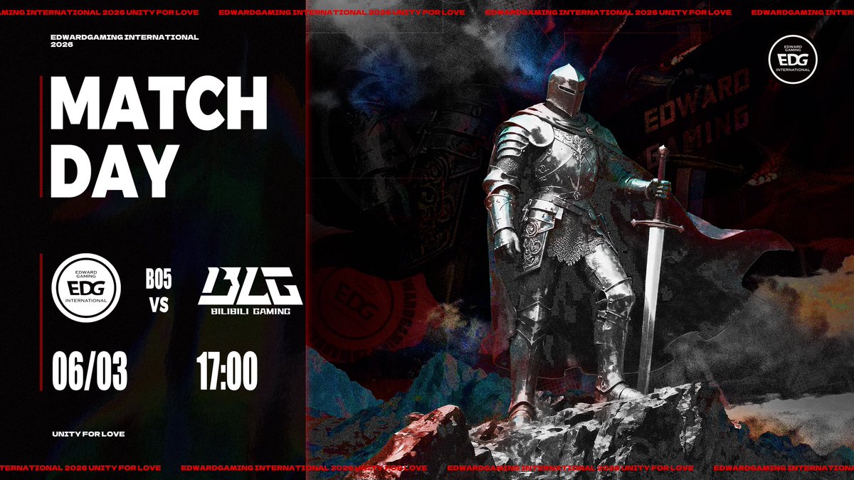 EDG_Edward's tweet photo. June 3rd
17:00（CST） 
EDG vs BLG
#LPL #EDGWIN https://t.co/sxn0CZRtLc