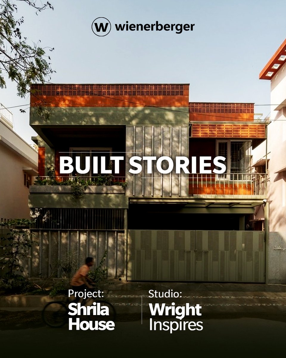 Wienerberger_In's tweet photo. More than a residence, Srila House is a warm and thoughtfully designed Ode dedicated o sustainble living amidst nature. Built around abundant natural light, cross ventilation, and a seamless connection to gardens and outdoor spaces, the home balances intimate family zones with open communal areas linked through courtyards and a striking central staircase. 

Built using Porotherm bricks, the house benefits from superior thermal comfort, durability, and design flexibility, creating a modern aesthetic rooted in timeless values. Traditional elements such as stone walls and pergolas further enrich the home's character, shaping an environmentally responsive space that feels both contemporary and deeply connected to its surroundings.

Project: Srila House, Bengaluru
Studio: Wright Inspires
Product: Porotherm Blocks
.
.
#wienerbergerIndia #porotherm #BuiltStories #greenbuilding #Bengaluru