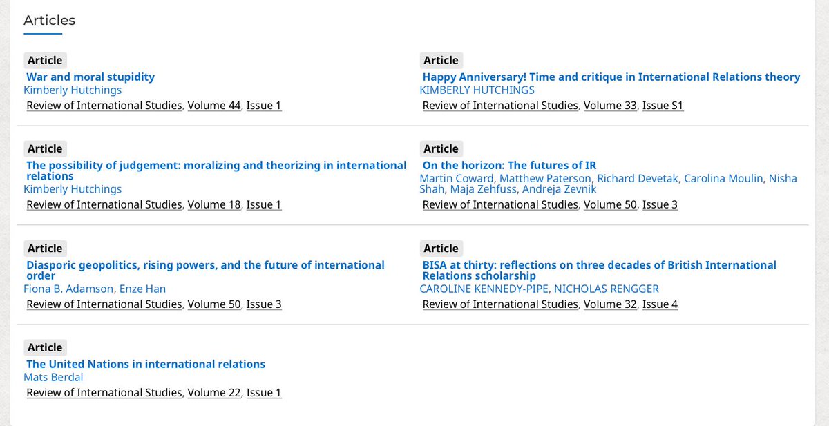 RISjnl's tweet photo. New Special Collection! In preparation for #BISA2026, this collection gives a preview of the events, and also a few articles related to the theme of the conference: “Is International Studies ready for what comes next? New thinking, new directions.” https://t.co/Wa2oohJyGF