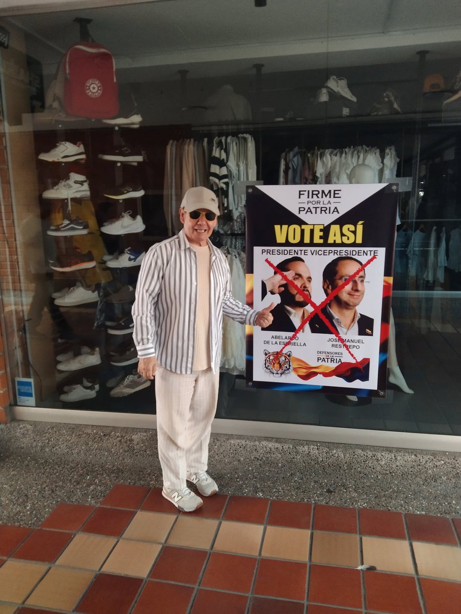 botty747's tweet photo. Por el futuro de nuestra Colombia, todos a votar y apoyar la democracia.
@AbelardoPTE 
Gonza Prensa Digital https://t.co/T9g1So1mQw