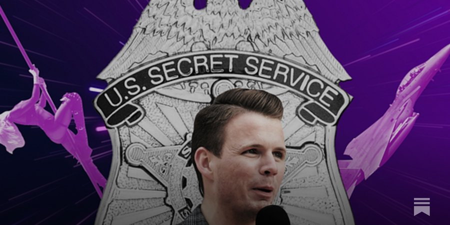 micyoung75's tweet photo. The detail that actually mattered in this story got buried under the strip club jokes. A tipster told the Secret Service that Ryan Fournier and his friend planned to bring guns to the UFC event on the White House lawn. That's the line that triggered the raid, not the fake badge.

Everything else is almost too absurd to be real. A replica Secret Service badge used to skip nightclub lines, scare Uber drivers into running red lights, and convince a CityCenterDC receptionist to hand over a master key at 3 a.m. A grown man telling a woman he could borrow the Trump family jet.

But Fournier is also out on a GPS monitor right now for allegedly threatening to cave in his girlfriend's head with a lamp, with a prior assault charge from 2023 involving a different girlfriend. The badge story is funny. The pattern underneath it isn't.