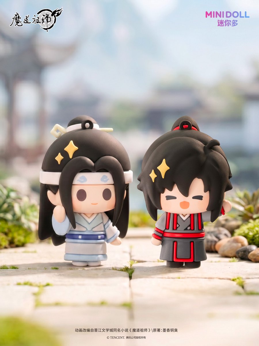 MINIDOLLminido's tweet photo. 【MINIDOLL NEW GOODS】

Officially Licensed 魔道祖师"云深忆梦" Series

✨Mini Doll Keychain（4 designs）

🧸Size：6cm
📅Releases Jun.18

#minidoll #MDZS #MoDaoZuShi #魔道祖师 #蓝忘机 #魏无羡 https://t.co/PntVMRRsy3