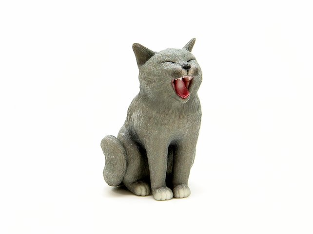printplus_shop's tweet photo. こんプラス！
大きなあくびをした瞬間を再現した、愛猫の3Dフィギュアです🐱

何気ない日常のワンシーンも、フィギュアにすると特別な思い出になります😇

可愛くてつい撮ってしまった🎶
そんなお気に入りの1枚からでも制作可能です！

今しかない表情を形に…✨
本日もよろしくお願いします！ https://t.co/6lGBq7tZhz