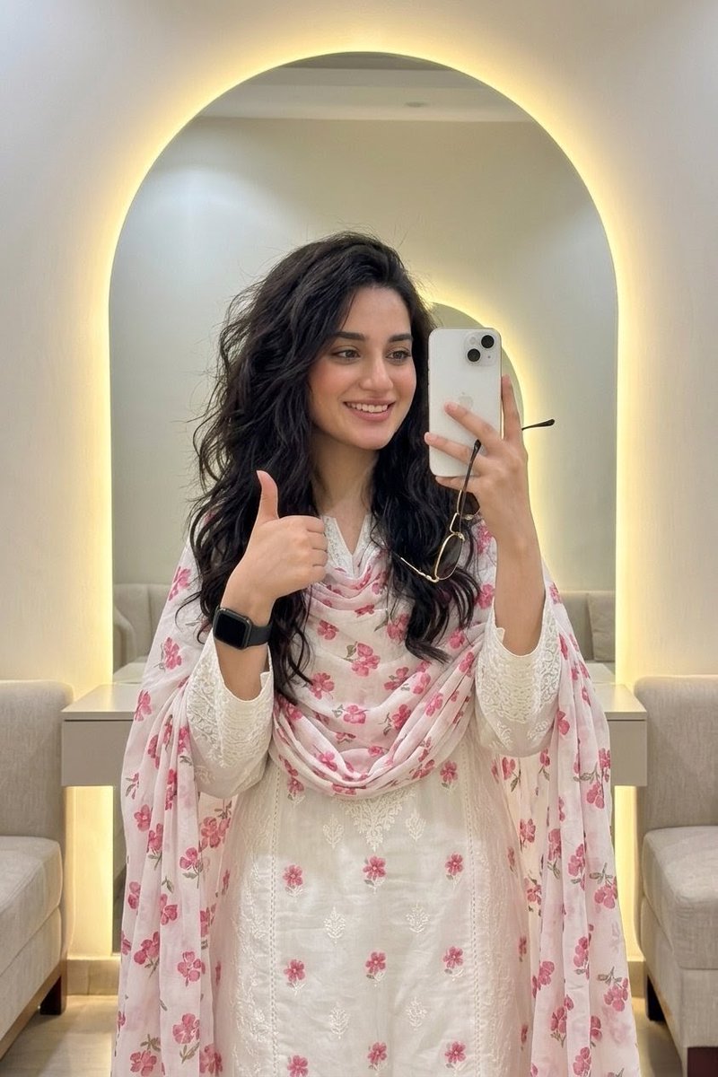 Pakistani Mirror Selfie Portrait