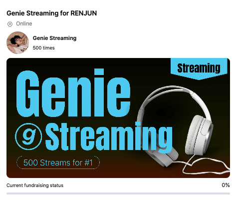kooky__official's tweet photo. 🎉 #NCTDREAM #RENJUN #엔시티드림 #런쥔 Genie Streaming Support  — Now Open!

🔗https://t.co/YOGUBAEl9B

Let’s come together to make this happen! 💝

#KookyStreaming #KookyFunding @YellowMissionRJ https://t.co/EuQ6XzyKP9