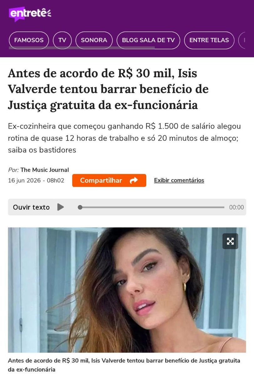 despertatocando's tweet photo. A Isis Valverde  é aquele tipo de gente que te chama de fascista, misógino e de "pobre de direita" se você não votar no PT. https://t.co/AWfUnmVafs