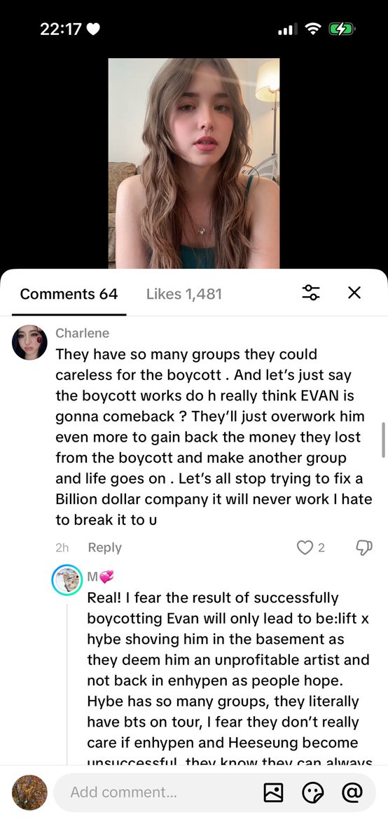 nikigiri's tweet photo. this bum ass take. we are vocal about the boycott for a reason. the reason being so belift knows WHY they are losing money. they 100% know engenes are boycotting which means if they notice changes in profit, oh hey! maybe we should start managing our artists better. https://t.co/yYrF0XlZOt