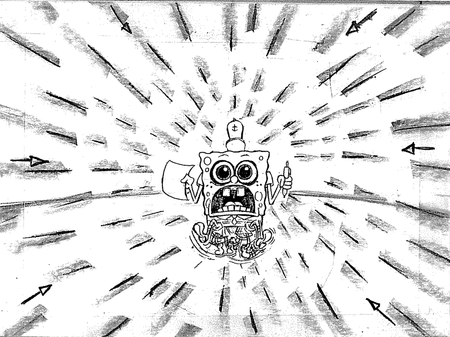 ArtofSpongebob's tweet photo. A drawing by Caleb Meurer from "Mermaid Man and Barnacle Boy IV." https://t.co/Bi2jhxpryq