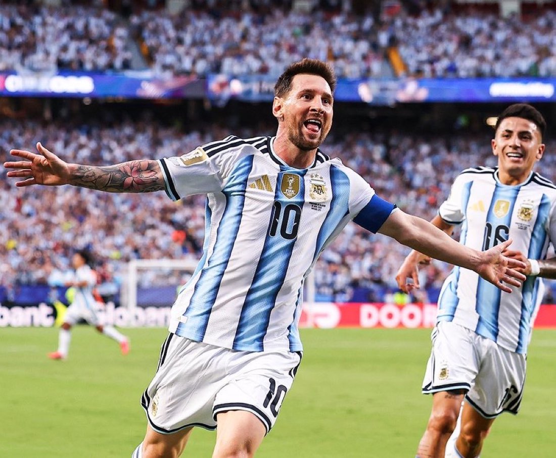 AsieduMends's tweet photo. First WORLD CUP HATTRICK FOR LIONEL MESSI 🐐🐐🐐 https://t.co/qgG0Q8YEgf